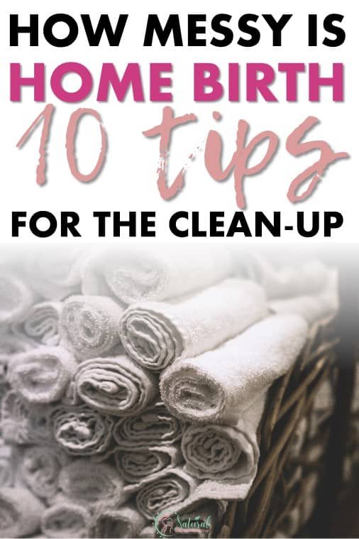 Tips for Cleaning After a Home Water Birth